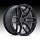 Fuel Flux FC854BT Brushed Black Gray Tint Custom Truck Wheels
